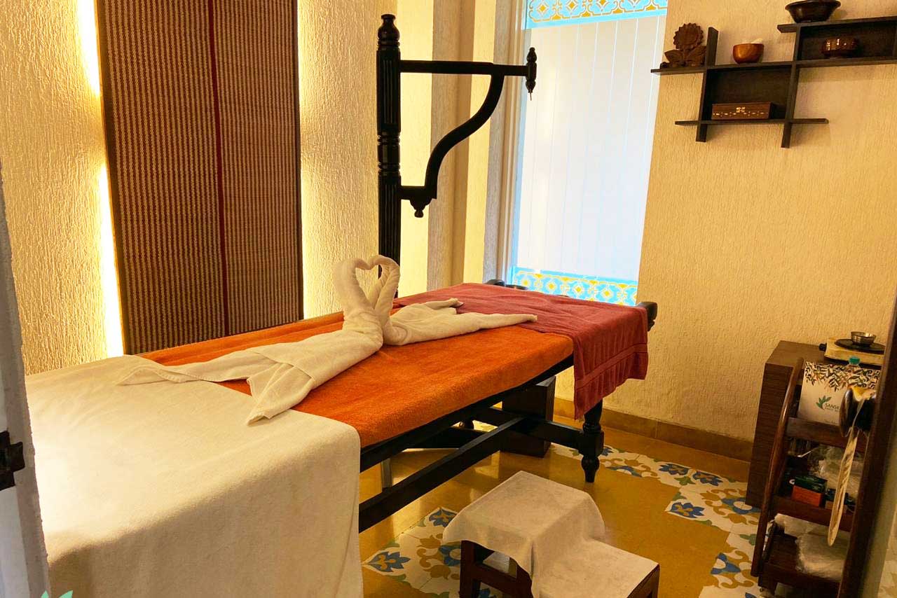 Ayurvedic Spa & Treatments near Ganga at Sanskriti Rishikesh India